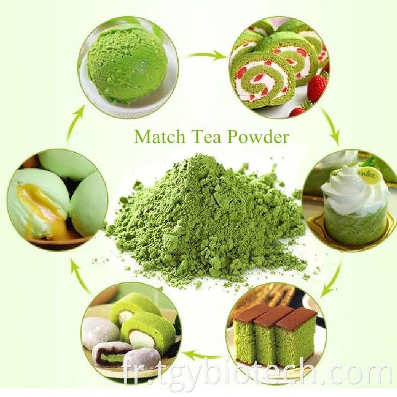 green tea matcha powder